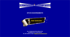 Desktop Screenshot of blucommunicationgroup.it